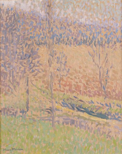 霧の中、1890-1910年頃 作： Henri Martin